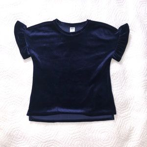 Old Navy velvet blouse